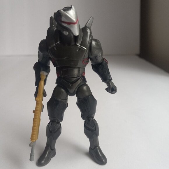 Fortnite Omega Toy Figurine 4" Tall with Weapons Scar Gun and Parasol - Picture 2 of 16